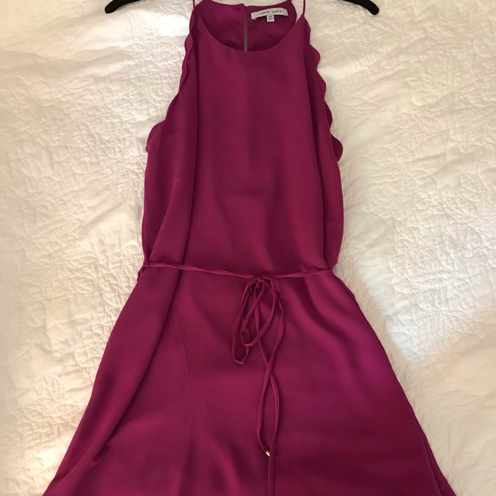 Naked Zebra Fuschia Mini Dress